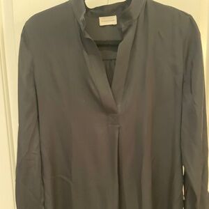 By Malene Birger silk tunic in black